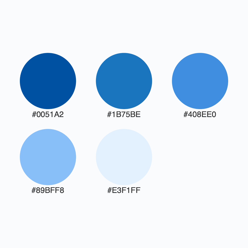 Snapshot for palette Blue