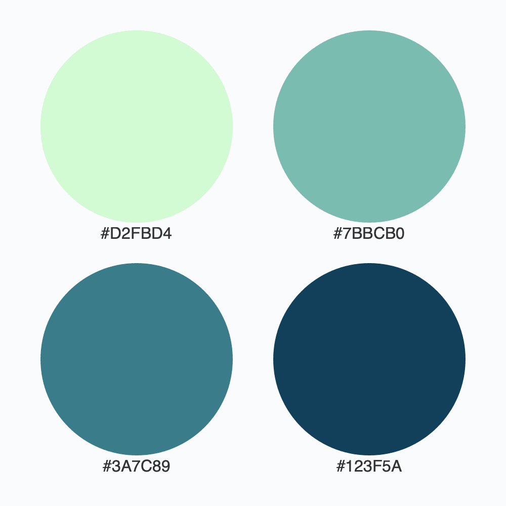 DarkMint / 4 » Beautiful Color Palettes for Your Next Design · Loading.io