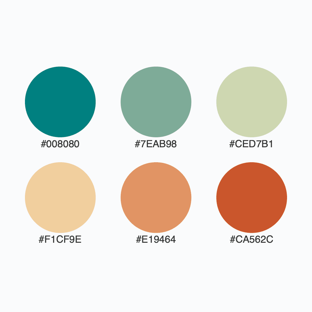 Geyser / 6 » Beautiful Color Palettes for Your Next Design · Loading.io