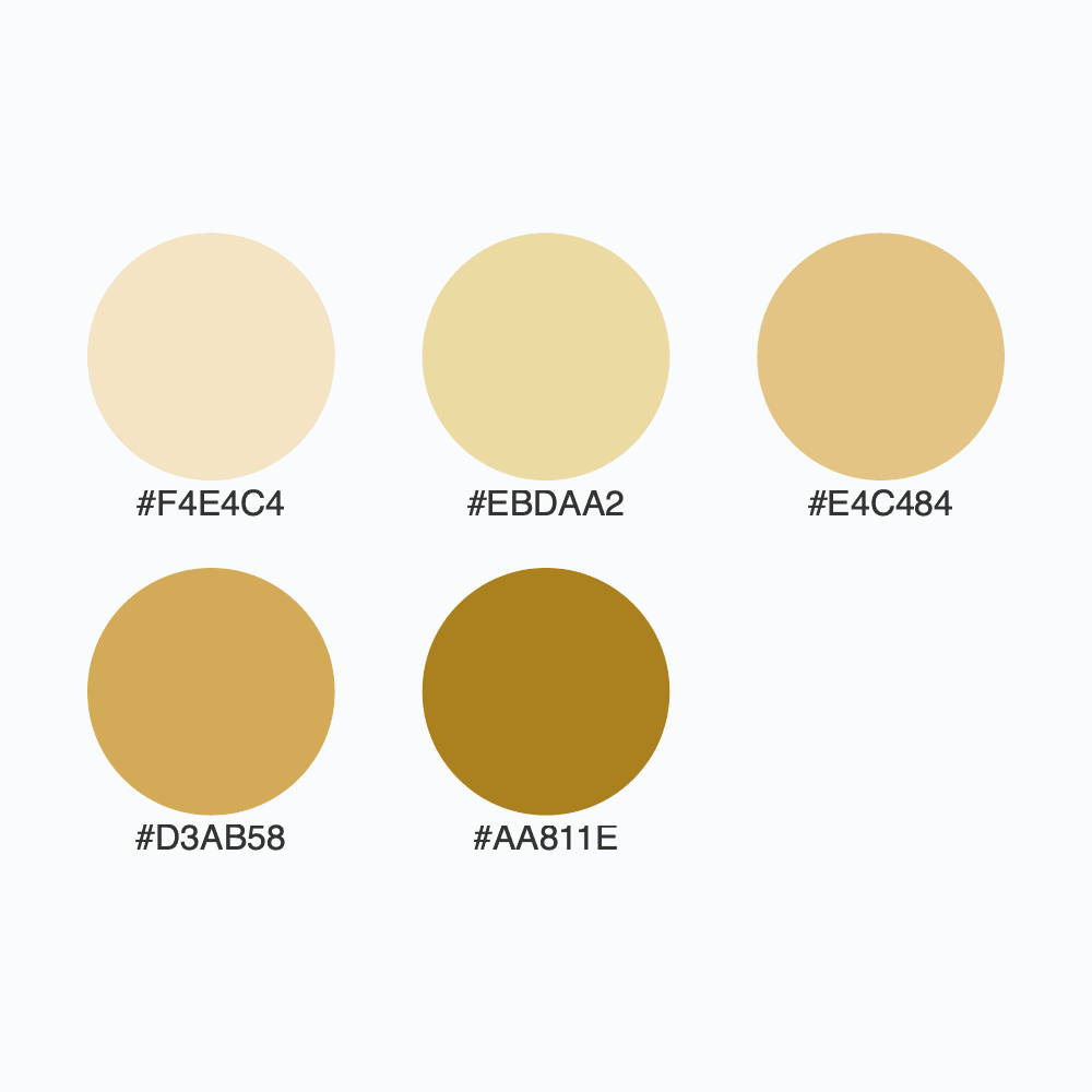 Snapshot for palette Gold