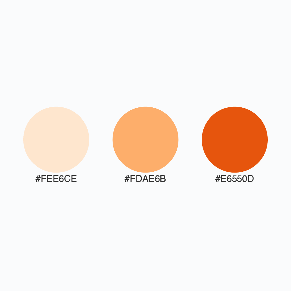 Snapshot for palette Oranges / 3