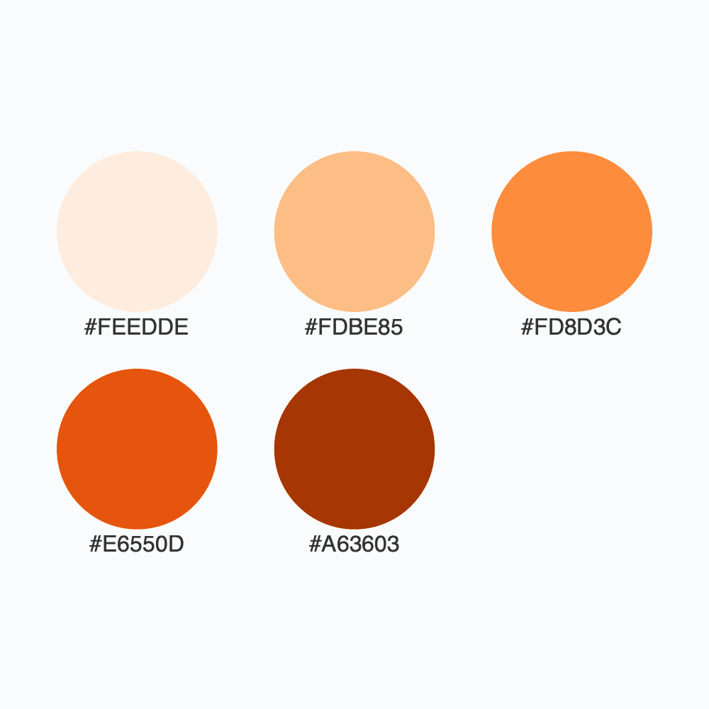 Snapshot for palette Oranges / 5