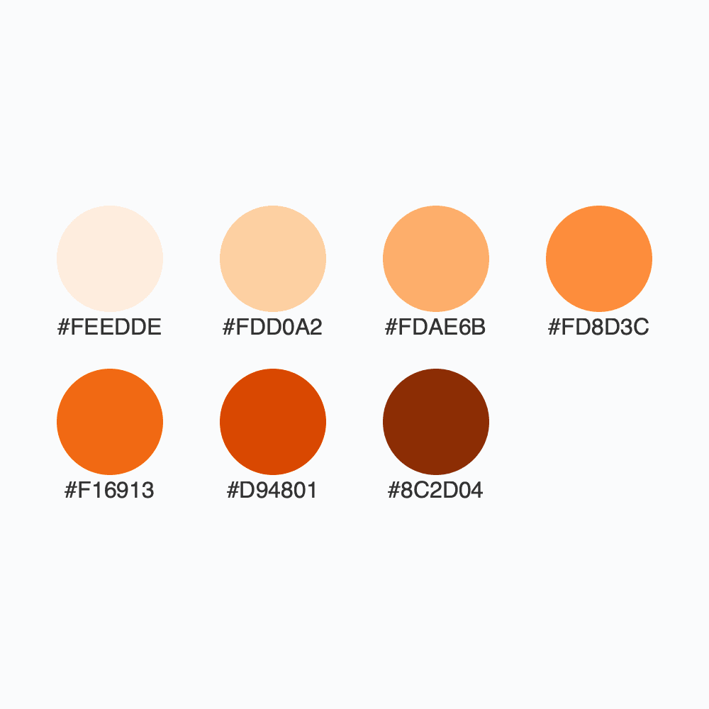 Snapshot for palette Oranges / 7
