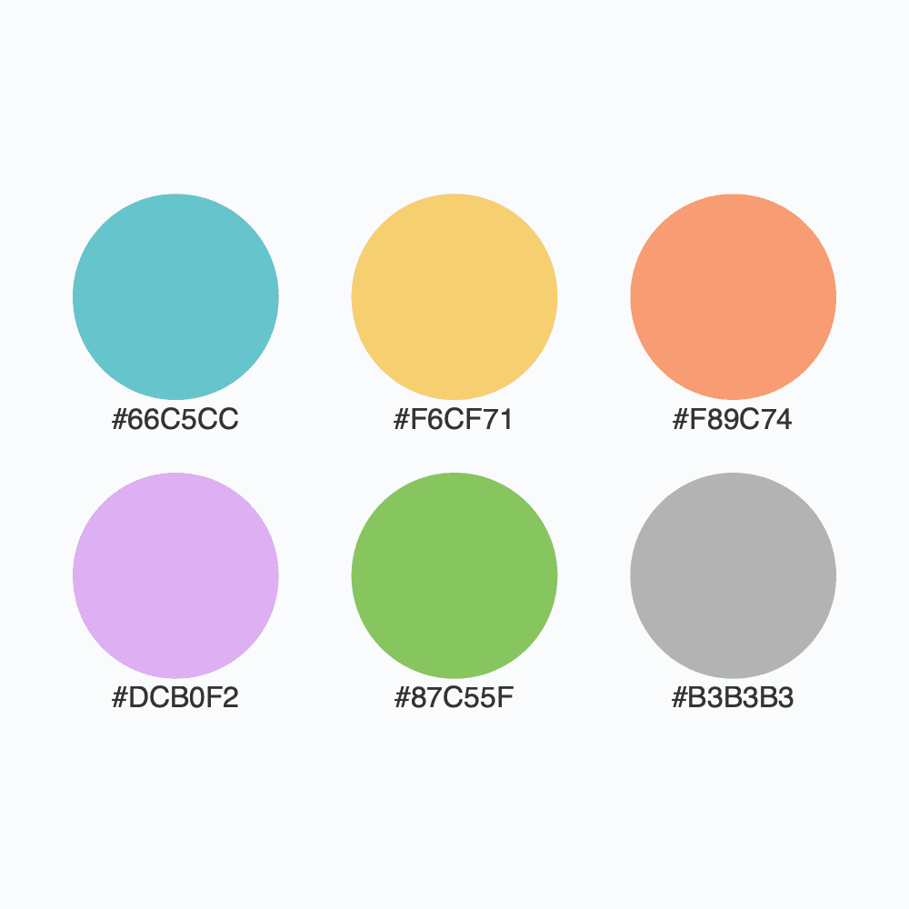 Pastel / 5 » Beautiful Color Palettes for Your Next Design · Loading.io