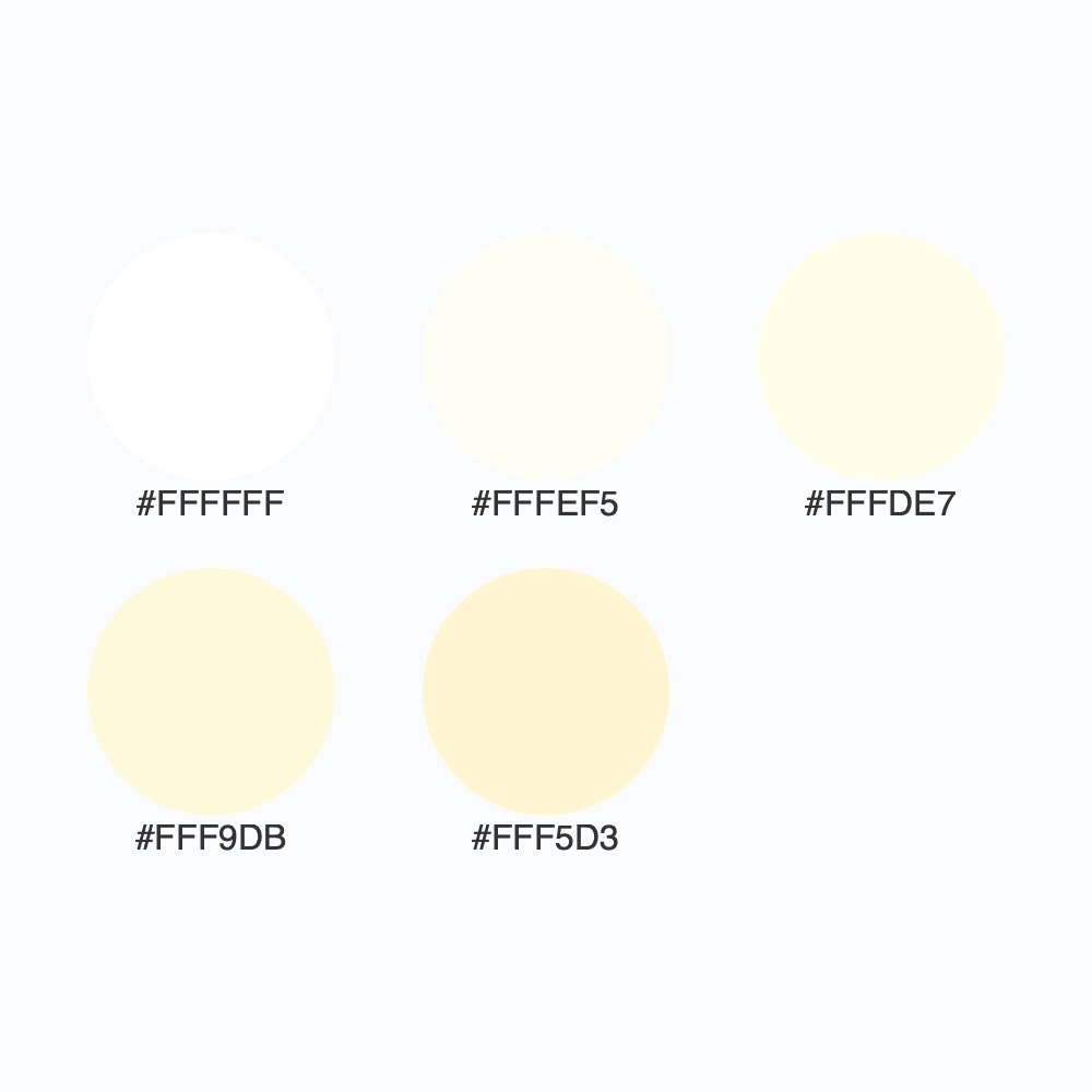 Snapshot for palette Pure Light Yellow