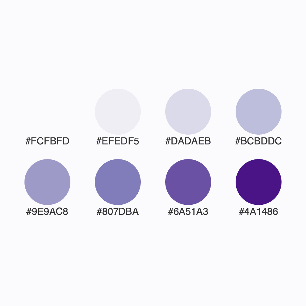 Snapshot for palette Purples / 8