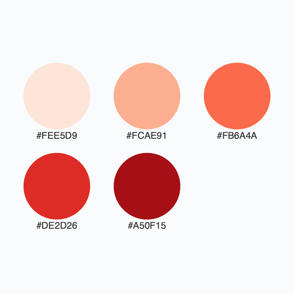 Snapshot for palette Reds / 5