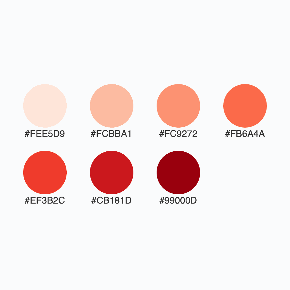 Snapshot for palette Reds / 7