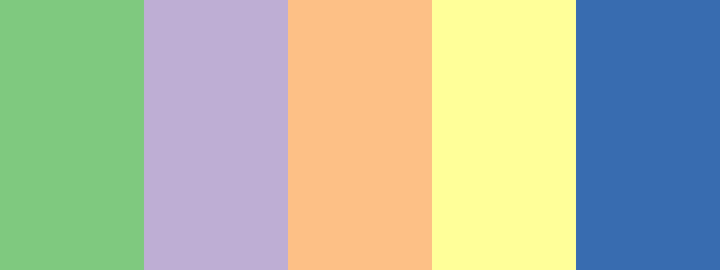 Accent / 5 color palette