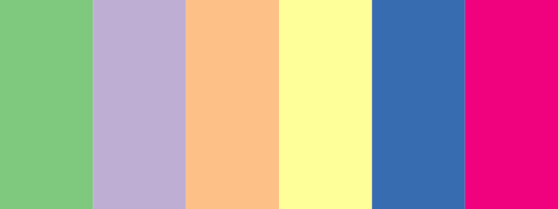 Accent / 6 color palette