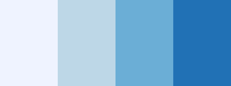 Blues / 4 color palette