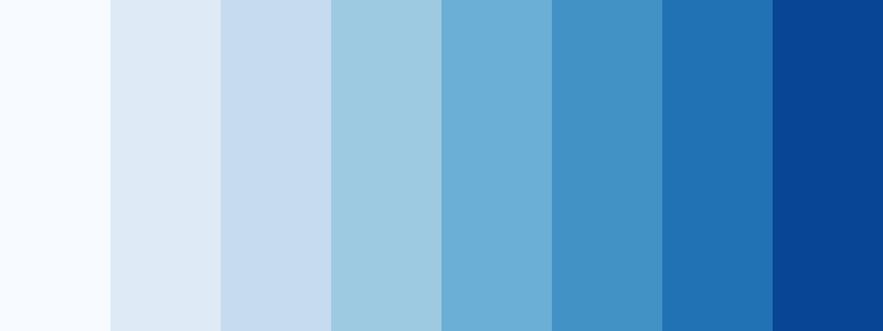 Blues / 8 color palette