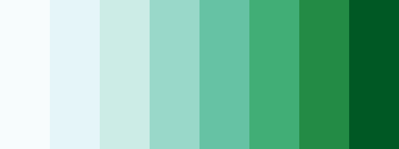 BuGn / 8 color palette