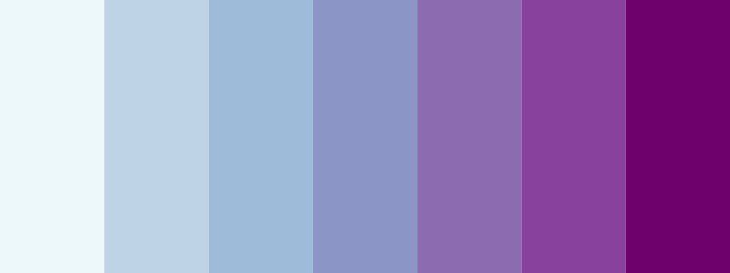 BuPu / 7 color palette
