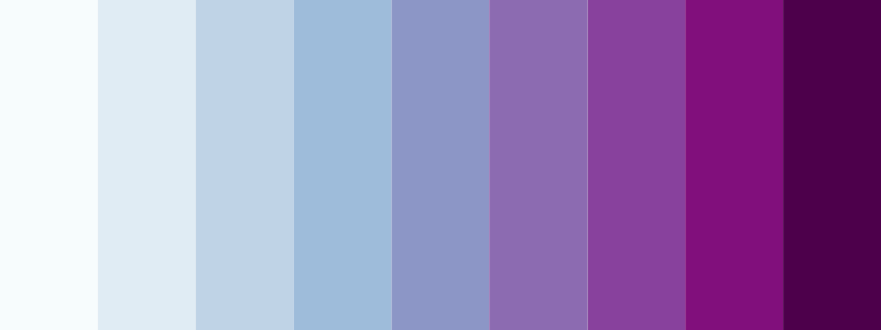 BuPu / 9 color palette