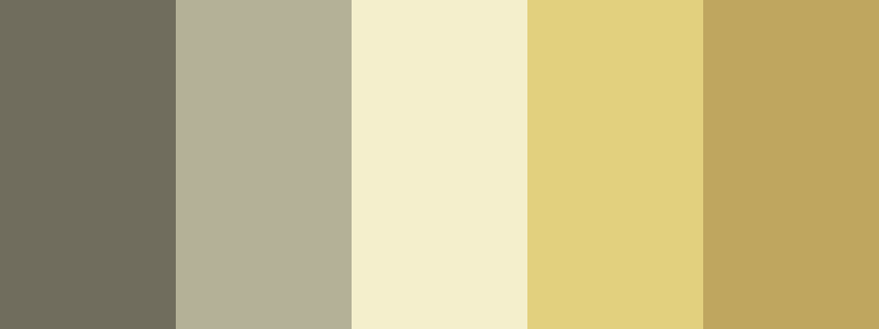 Desert color palette