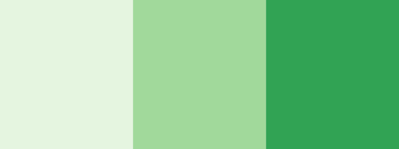 Greens / 3 color palette
