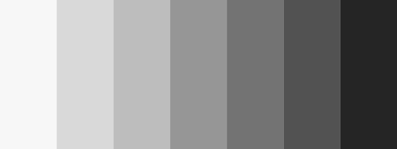 Greys / 7 color palette