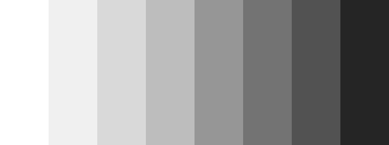 Greys / 8 color palette