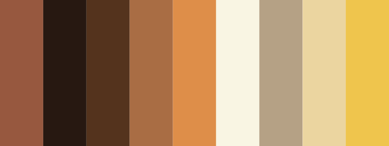 Indiana Jones color palette