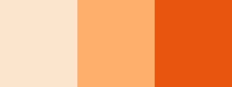 Oranges / 3 color palette