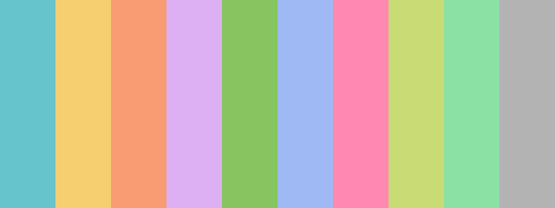 Pastel / 9 » Beautiful Color Palettes for Your Next Design · Loading.io