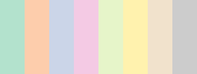 Pastel2 / 8 color palette