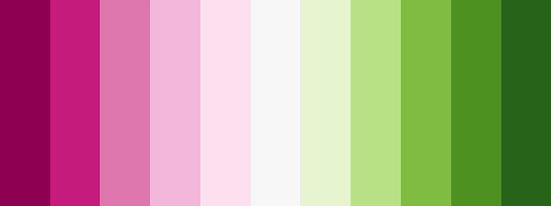 PiYG / 11 color palette