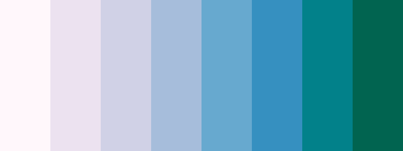 PuBuGn / 8 color palette