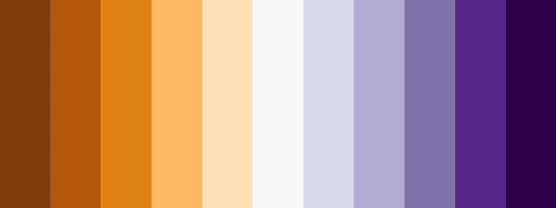 PuOr / 11 color palette