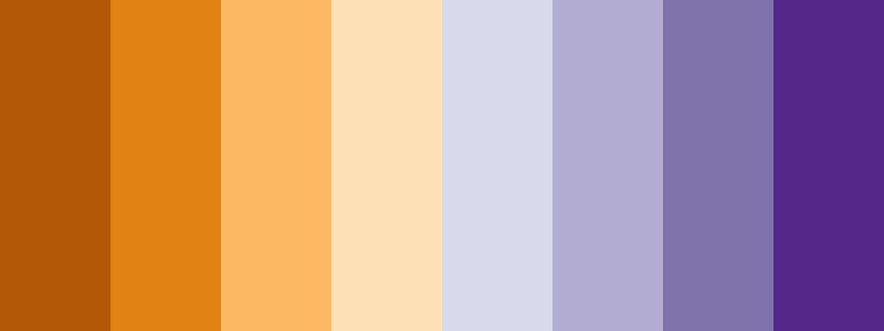 PuOr / 8 color palette