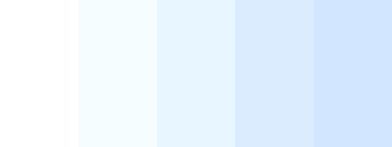 Pure Light Blue color palette