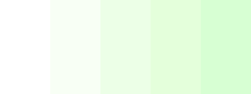 Pure Light Green color palette