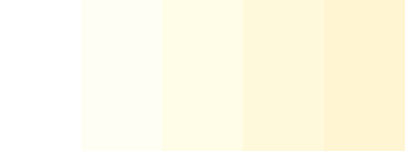 Pure Light Yellow color palette