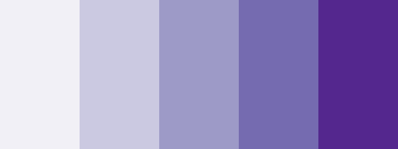Purples / 5 color palette