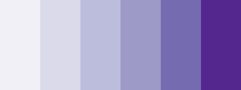 Purples / 6 color palette
