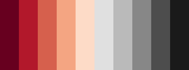 RdGy / 10 color palette