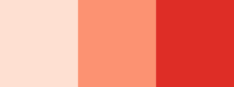 Reds / 3 color palette