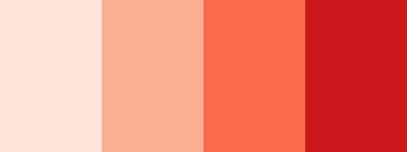 Reds / 4 color palette