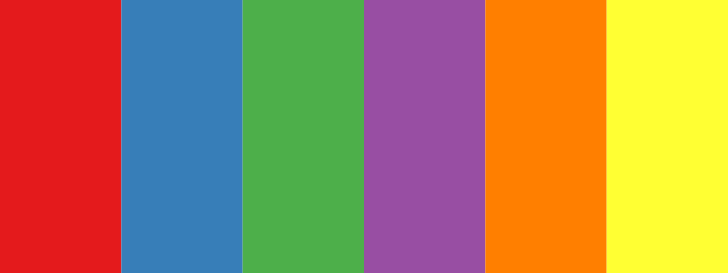Set1 / 6 color palette