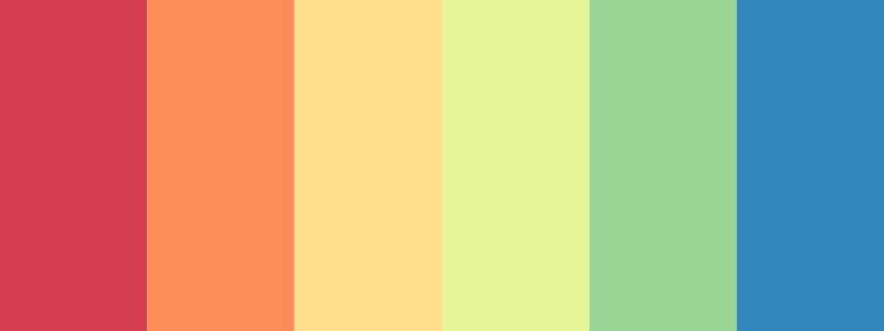Spectral / 6 color palette