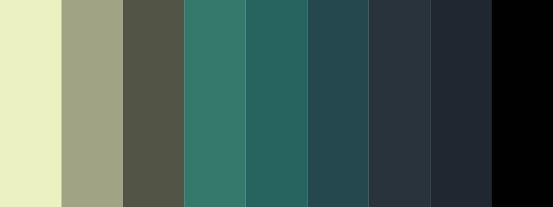 Star Wars - Dagobah color palette