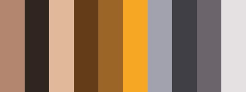 The Wolf of Wall Street color palette