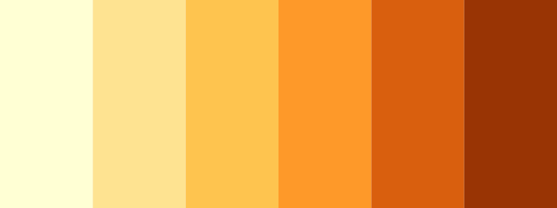 YlOrBr / 6 color palette