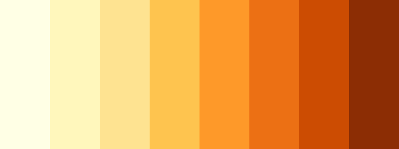 YlOrBr / 8 color palette