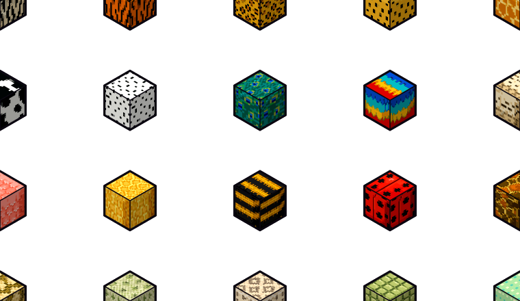 pixel animal pattern icons, including animals, patterns, pixel art, cubes / loading.io animated icon set