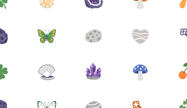 rare discovery icons icons, including unique, rare, discovery, nature / loading.io animated icon set