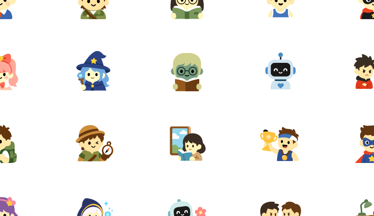 playful anime archetypes icons, including anime, lastanime, characters, archetypes / loading.io animated icon set