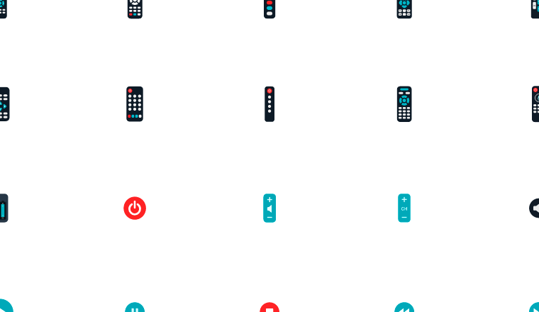 flat media remote icons icons, including remote control, remote, television, media / loading.io animated icon set