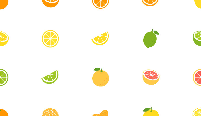 flat citrus fruit icons icons, including citrus, fruit, orange, lemon / loading.io animated icon set